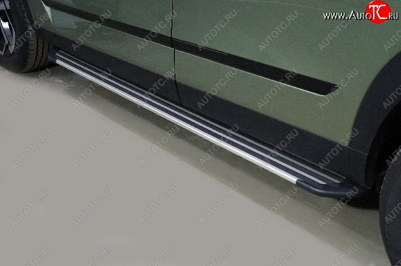 21 999 р. Пороги алюминиевые Slim Line ТСС Тюнинг  JAECOO J7 (2023-2025) (Silver)  с доставкой в г. Пермь