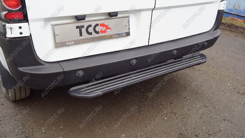 9 699 р. Задняя подножка алюминиевая Slim line Black 1350 мм  solatl123-01b  с доставкой в г. Пермь