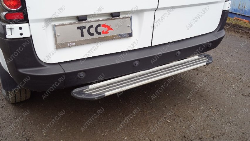 10 999 р. Задняя подножка алюминиевая Slim line Silver 1350 мм  solatl123-01s  с доставкой в г. Пермь