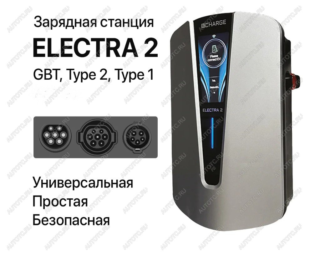 43 999 р. Зарядная станция Electra 2 (7кВт)   (Type 2)  с доставкой в г. Пермь