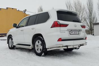 49 799 р. ТСУ PT GROUP тип AV с НЕРЖ накладкой TOYOTA LC 200 2007- LEXUS LX 2016-2021,  Toyota Land Cruiser  200 (2007-2021) дорестайлинг, 1-ый рестайлинг, 2-ой рестайлинг  с доставкой в г. Пермь. Увеличить фотографию 10