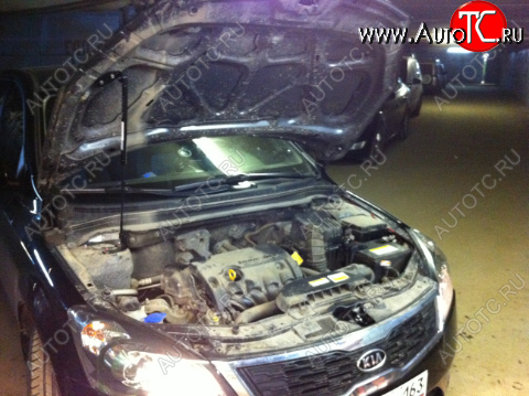 2 449 р. Упор капота Kia Ceed I (2010-2012) ТехноМастер ТехноМастер 8231.8000.04  с доставкой в г. Пермь