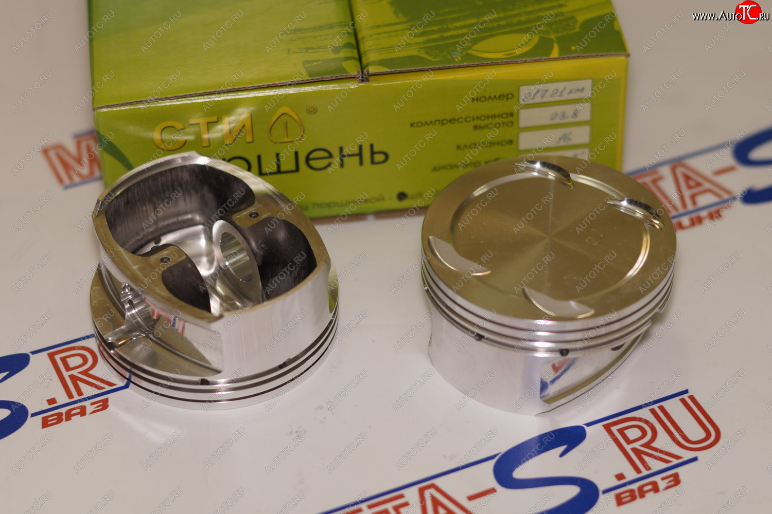 13 399 р. Поршни СТИ 217.21 (82,5, h=23,8 лунка 3,8 см.куб, p=1853мм, valve=3229, 1,21,52,0) СТИ 217.21  с доставкой в г. Пермь