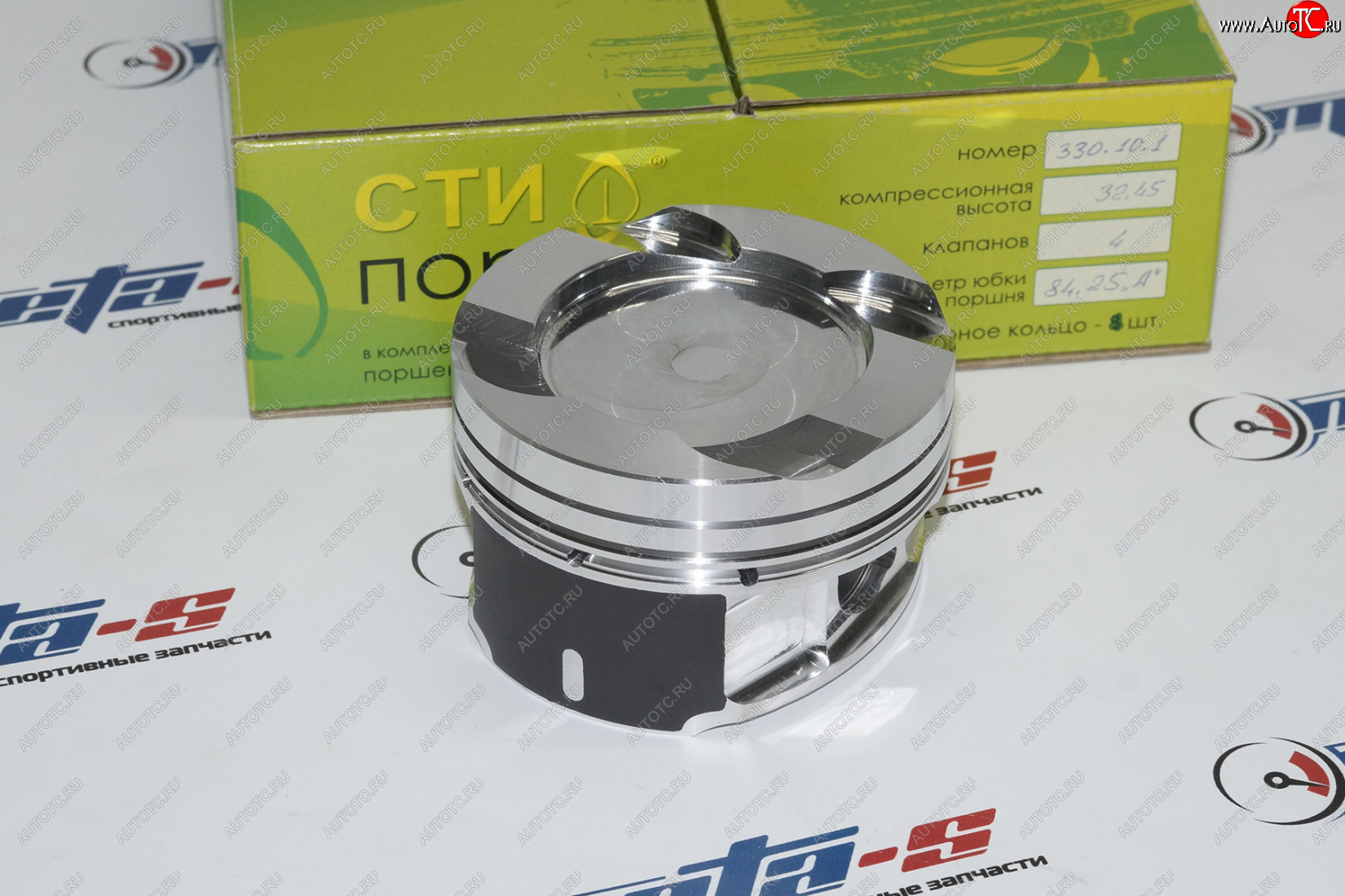 30 899 р. Поршни СТИ 330.10.1 (BMW, N55B30, 84.25, палец 22 мм, кольца 1,51,52,0, Е=9.5) СТИ 330.10.1  с доставкой в г. Пермь