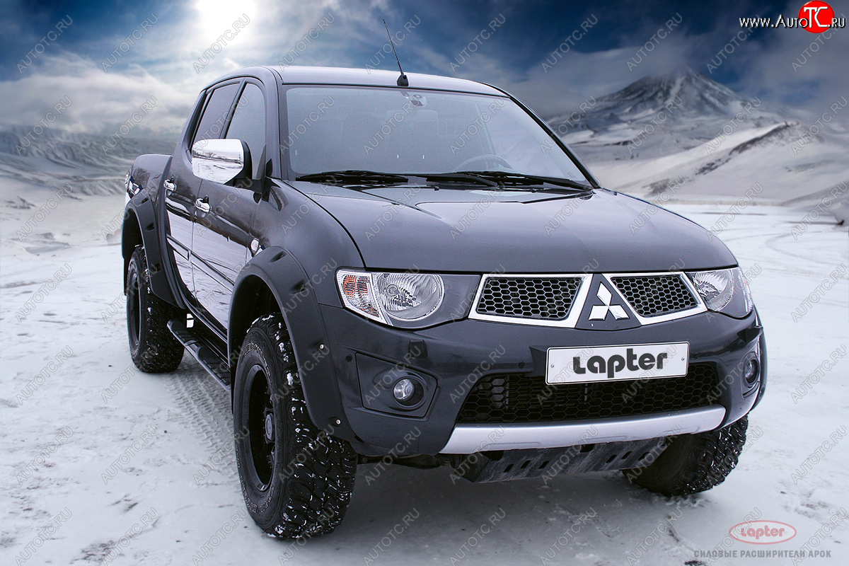 17 699 р. Расширители арок Mitsubishi L200 LAPTER (материал LLPDE, эластон) LAPTER ткm200  с доставкой в г. Пермь