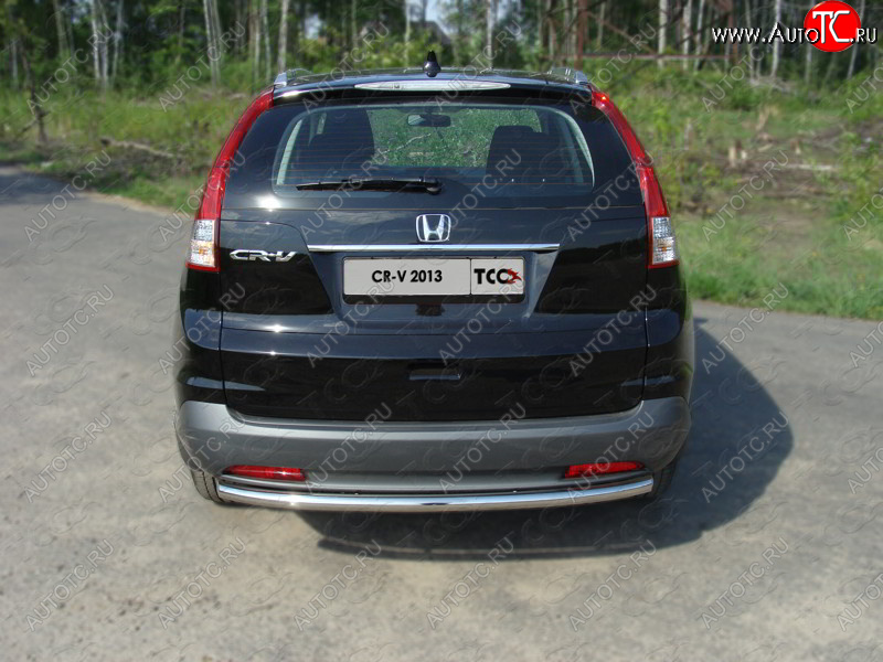 1 000 000 р. Защита задняя (центральная нержавейка 50,8 мм) ТСС Тюнинг  Honda CR-V  RM1,RM3,RM4 (2012-2015) дорестайлинг  с доставкой в г. Пермь