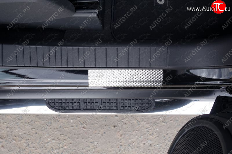 1 000 000 р. Накладки порожков салона ТСС Тюнинг  Jeep Compass  MK (2011-2015) рестайлинг (Лист декоративный)  с доставкой в г. Пермь