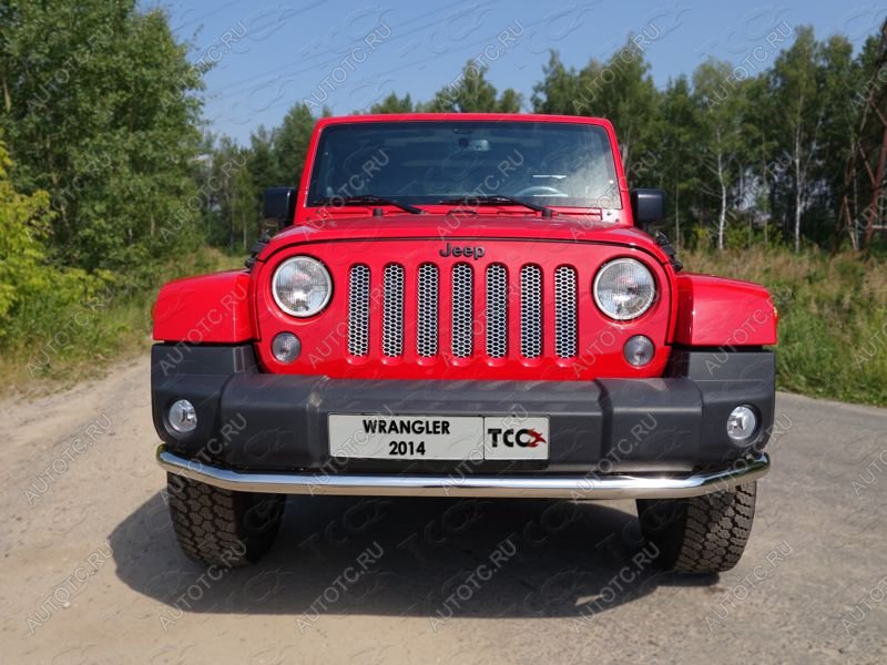 10 999 р.  ТСС Тюнинг JEEPWrangler 3D (3.6, JK) 2006-2018 - Решетка радиатора (лист)  jeepwran3d361404  с доставкой в г. Пермь