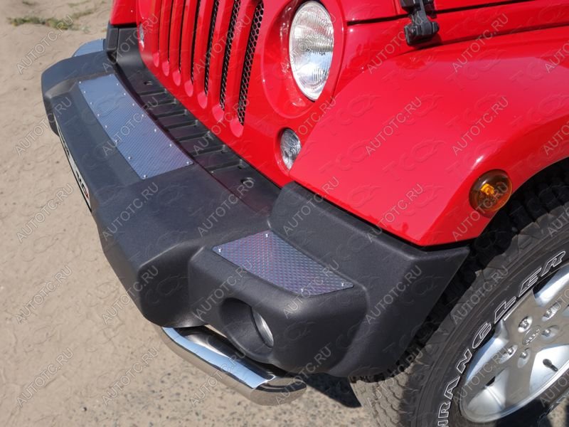 1 000 000 р.  ТСС Тюнинг JEEPWrangler 3D (3.6, JK) 2006-2018 - Накладки на передний бампер (декоративные) (комплект 3шт.)  jeepwran3d361421  с доставкой в г. Пермь