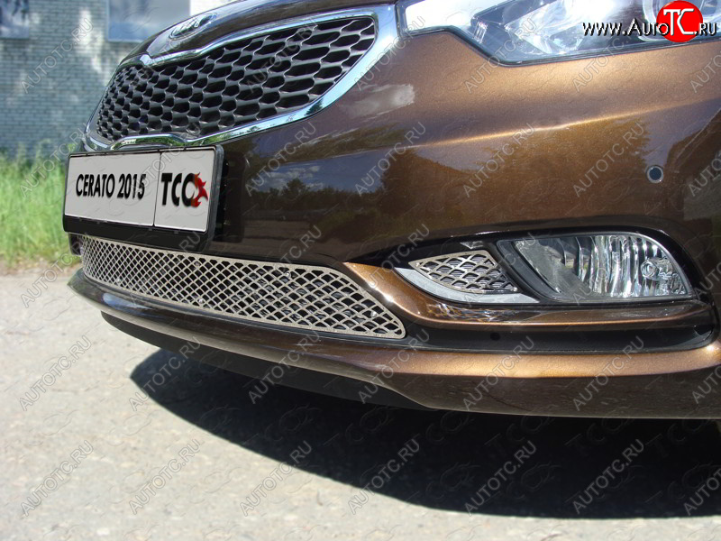 1 000 000 р.  ТСС Тюнинг KIACerato 2015-2019 - Накладки на ПТФ (лист)  kiacer1505  с доставкой в г. Пермь