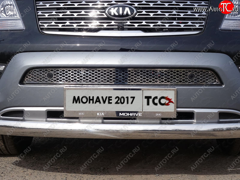 3 779 р.  ТСС Тюнинг KIAMohave 2017-2020 - Решетка радиатора (с парктроником) (лист)  kiamoh1701  с доставкой в г. Пермь