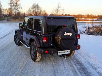 Рамка гос. номера ТСС Тюнинг Jeep Wrangler  JL (2018-2024) 3 дв. дорестайлинг
