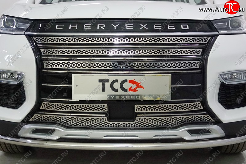 1 000 000 р.  ТСС Тюнинг CHERYEXEEDTXL 2020-2021 - Ршетка радиатора нижняя (лист)  cherexetxl2012  с доставкой в г. Пермь