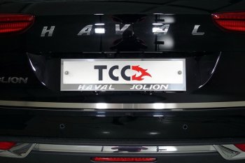 Рамка гос. номера ТСС Тюнинг Haval Jolion (2020-2025) дорестайлинг, рестайлинг (нержавейка)