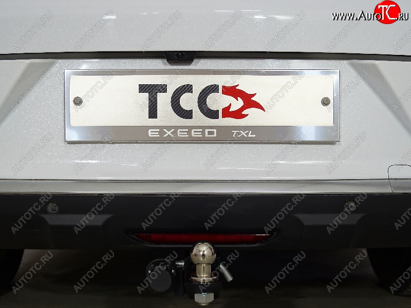 4 999 р. Рамка гос. номера (комплект)(1.6L Turbo 4WD) ТСС Тюнинг EXEED TXL 1-ый рестайлинг (2021-2025) (нанесенная надпись EXEED)  с доставкой в г. Пермь