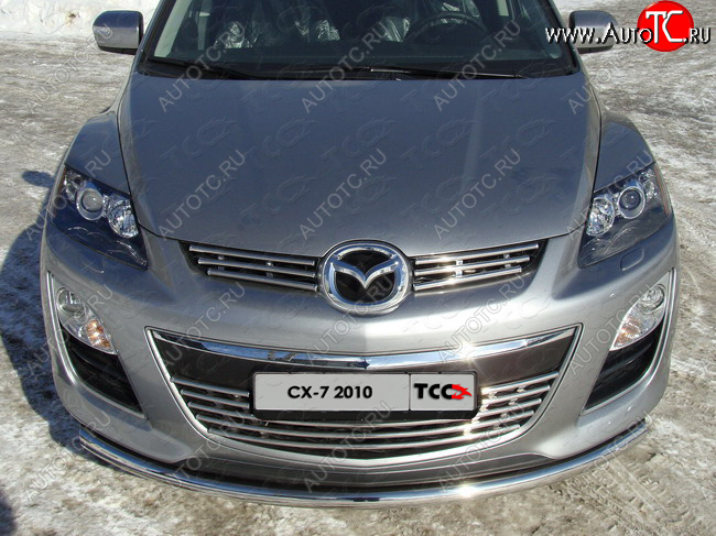7 999 р.  ТСС Тюнинг MAZDACX-7 2010-2012 - Решётка радиатора нижняя 16 мм  mazcx71006  с доставкой в г. Пермь