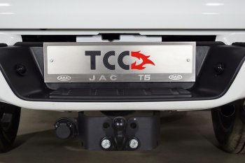 Рамка гос. номера ТСС Тюнинг JAC T6 (2018-2024) пикап (нержавейка)