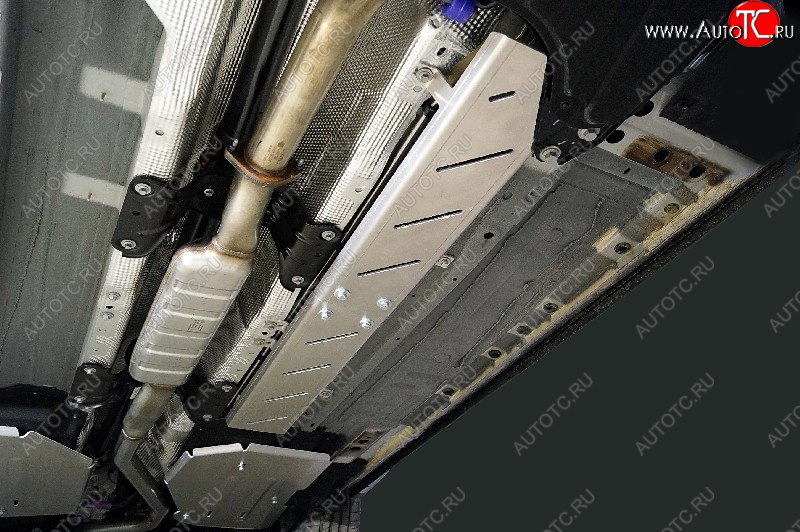 4 999 р. Защита топливной магистрали (2.0L 4WD)(комплект) ТСС Тюнинг  Geely Monjaro (2022-2025) (алюминий 4 мм)  с доставкой в г. Пермь
