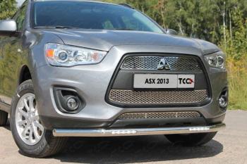 Вставка переднего бампера ТСС Тюнинг Mitsubishi ASX (2010-2012) дорестайлинг (лист)