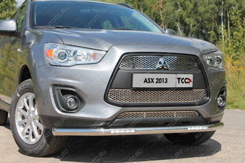 5 549 р. Вставка переднего бампера ТСС Тюнинг  Mitsubishi ASX (2010-2012) дорестайлинг (лист)  с доставкой в г. Пермь
