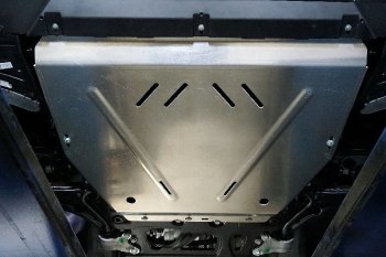 Защита картера и КПП ТСС Тюнинг EXEED RX (2022-2025) (алюминий 4 мм)