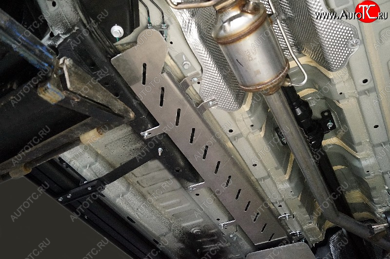 4 599 р. Защита топливной магистрали (2 шт) ТСС Тюнинг  EXEED RX (2022-2025) (алюминий 4 мм)  с доставкой в г. Пермь