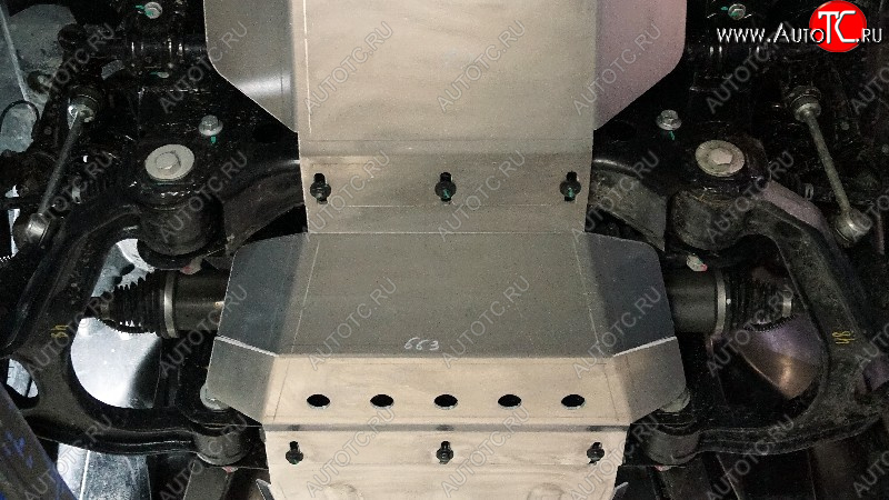 6 549 р. Защита картера (2.0L 4WD, алюминий 4мм) ТСС Тюнинг  BAIC BJ40 (2022-2025)  с доставкой в г. Пермь