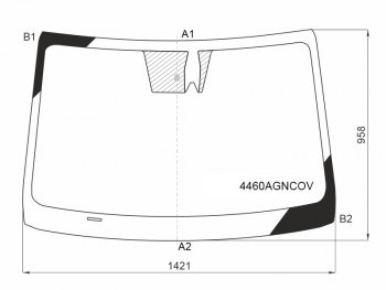 6 849 р. Стекло лобовое (Камера Место под датчик запотевания) Kia Cerato 21-  Forte 18-  K3 18- FUYAO 4460AGNCOV  с доставкой в г. Пермь. Увеличить фотографию 1