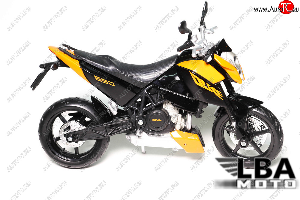 1 599 р. Модель мотоцикла KTM 690 DUKE Оранжевого цвета масштаб 112  пм-00002212  с доставкой в г. Пермь