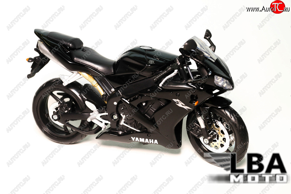 1 599 р. Модель мотоцикла Yamaha YZF-R1 04-06 Черного цвета масштаб 112  пм-00002216  с доставкой в г. Пермь