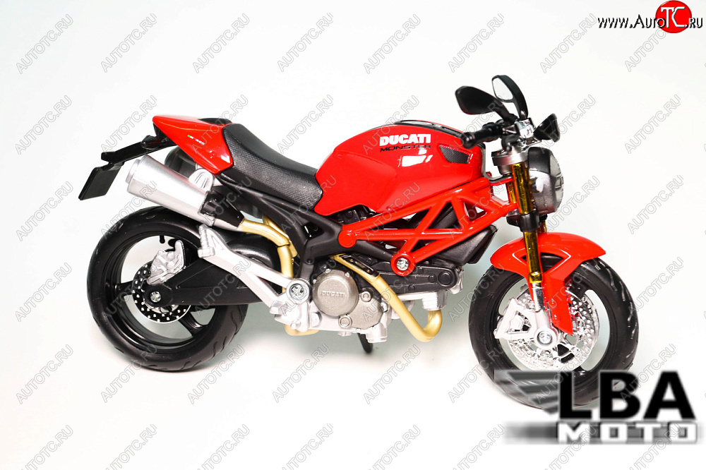 1 599 р. Модель мотоцикла Ducati Monster 696 Красного цвета масштаб 112  пм-00002224  с доставкой в г. Пермь