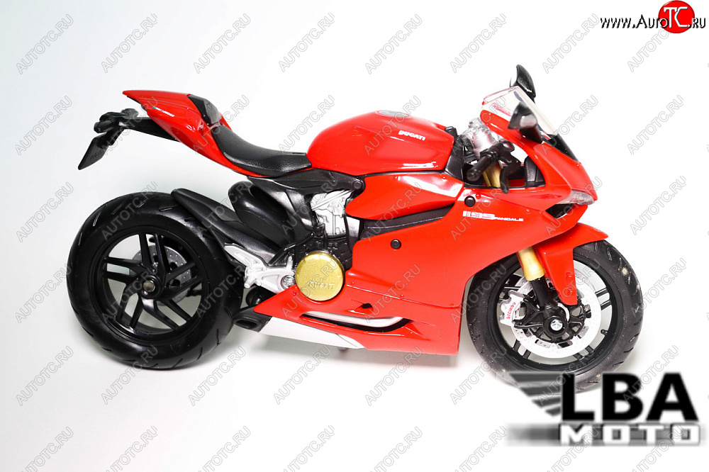 1 599 р. Модель мотоцикла Ducati 1199 Красного цвета масштаб 112  пм-00002232  с доставкой в г. Пермь