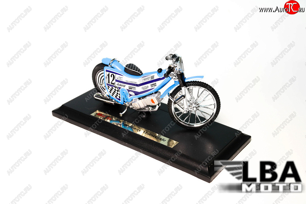 1 299 р. Модель мотоцикла Speedway Голубого цвета масштаб 118  пм-00002237  с доставкой в г. Пермь
