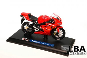 1 299 р. Модель мотоцикла Triumph Daytona 675 Красного цвета 118  пм-00002250  с доставкой в г. Пермь. Увеличить фотографию 1