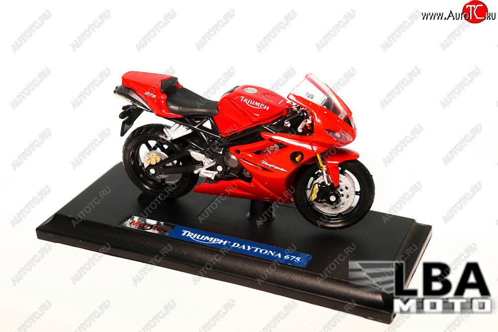 1 299 р. Модель мотоцикла Triumph Daytona 675 Красного цвета 118  пм-00002250  с доставкой в г. Пермь