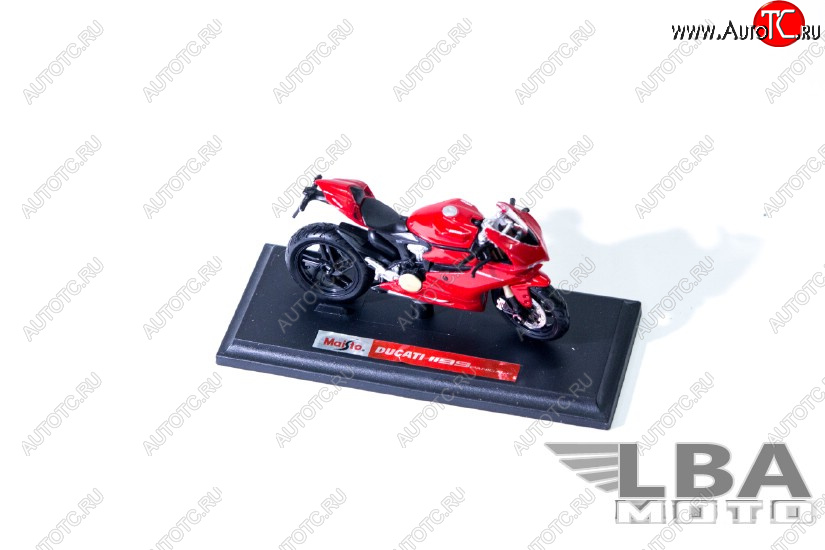 1 299 р. Модель мотоцикла Ducati 1199 Красного цвета масштаб 118  лб-00000333  с доставкой в г. Пермь