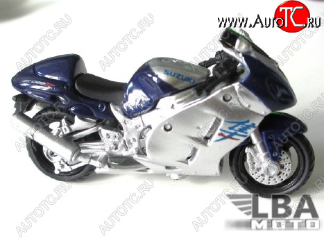 1 599 р. Модель мотоцикла Suzuki GSX-R1300 Синего цвета масштаб 112  пм-00002483  с доставкой в г. Пермь