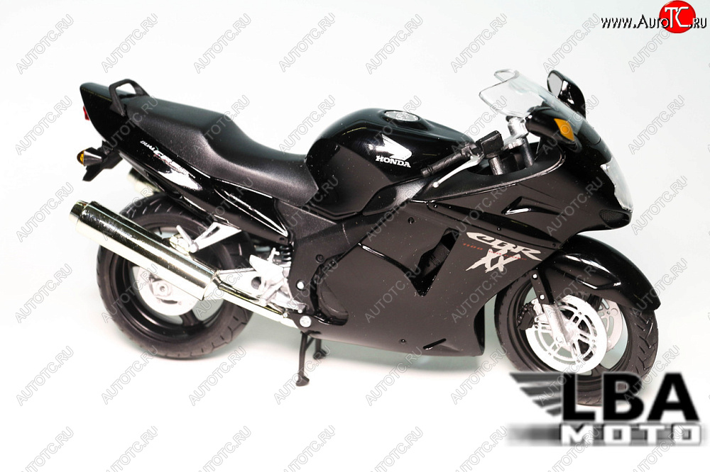 1 599 р. Модель мотоцикла Honda CBR1100xx Черного цвета масштаб 1 12  пм-00002484  с доставкой в г. Пермь