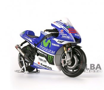 2 599 р. Модель мотоцикла Yamaha YZR-M1 масштаб 110  пм-00008003  с доставкой в г. Пермь. Увеличить фотографию 1