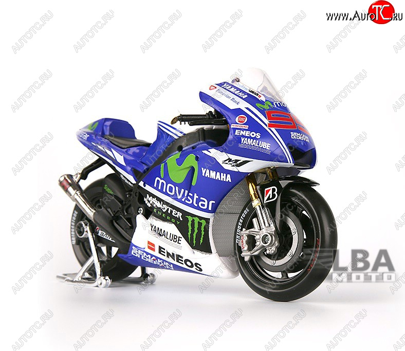 2 599 р. Модель мотоцикла Yamaha YZR-M1 масштаб 110  пм-00008003  с доставкой в г. Пермь