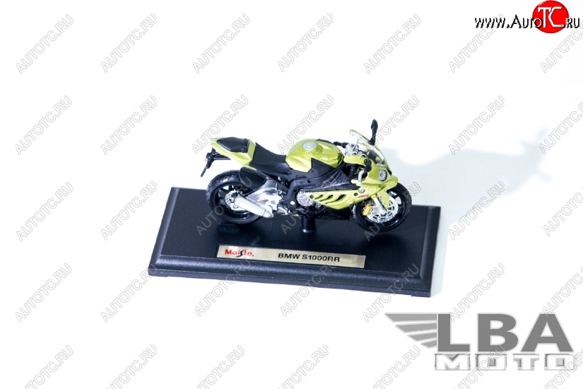 1 299 р. Модель мотоцикла BMW S1000RR Зеленого цвета масштаб 118  пм-00002480  с доставкой в г. Пермь