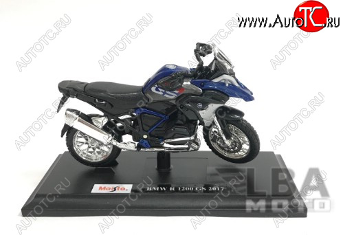 1 599 р. Модель мотоцикла BMW R1200GS Сине-Черного цвета масштаб 118  пм-00016573  с доставкой в г. Пермь