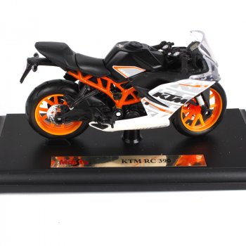 1 299 р. Модель мотоцикла KTM RC390 масштаб 118  пм-00016583  с доставкой в г. Пермь. Увеличить фотографию 1