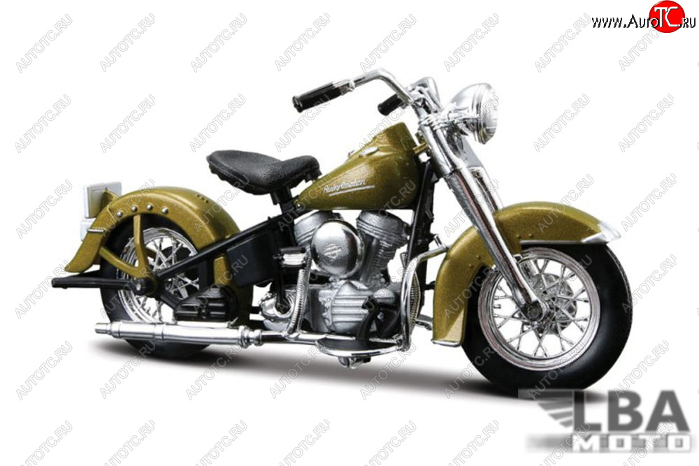 1 959 р. Модель мотоцикла Harley-Davidson Hydra Glide 74FL 1953 масштаб 118  пм-00016586  с доставкой в г. Пермь