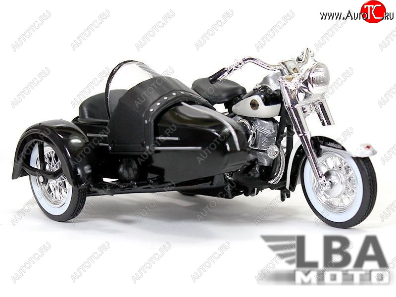 1 959 р. Модель мотоцикла Harley-Davidson DUO Glide FLH 1958 масштаб 118  пм-00016594  с доставкой в г. Пермь