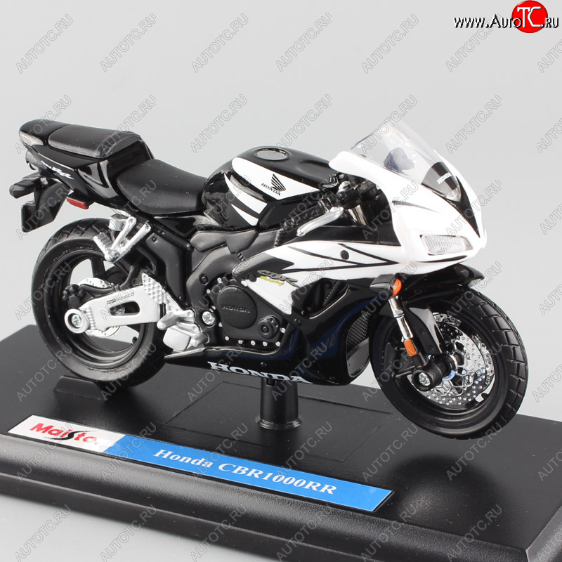 1 299 р. Модель мотоцикла Honda CBR1000RR 06-07 Черно-Белый цвет масштаб 118  пм-00018357  с доставкой в г. Пермь