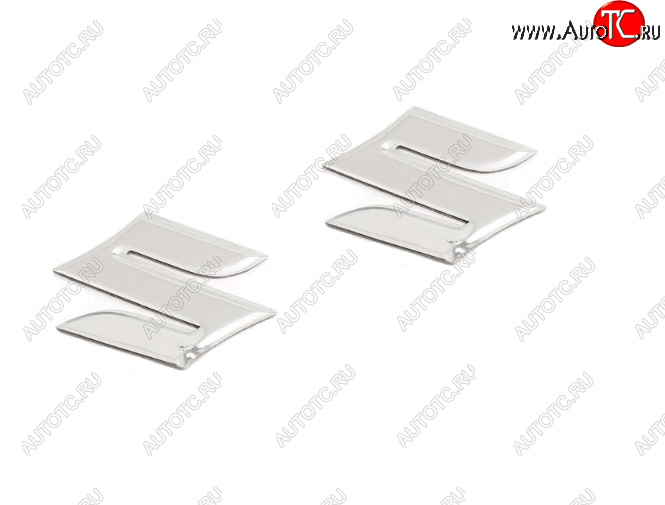 579 р. Наклейка на бак Логотип Suzuki 3D  пм-00017001  с доставкой в г. Пермь