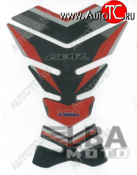 1 329 р. Наклейка на бак для мотоцикла Honda CBR HRC Черно-Красная  пм-00017088  с доставкой в г. Пермь