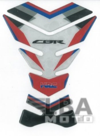 1 329 р. Наклейка на бак для мотоцикла Honda CBR HRC Бело-Красная  пм-00017089  с доставкой в г. Пермь. Увеличить фотографию 2