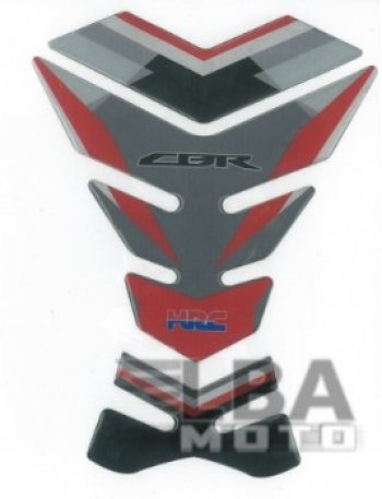 1 329 р. Наклейка на бак для мотоцикла Honda CBR HRC Серо-Красная  пм-00017090  с доставкой в г. Пермь. Увеличить фотографию 2